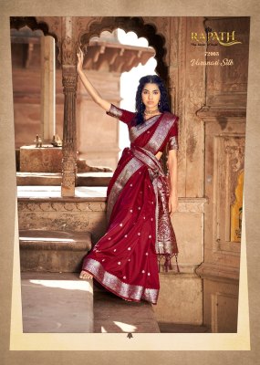 Rajpath fabrics present Glory pure satin silk with zari weaving saree catalogue  sarees catalogs