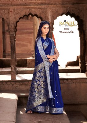 Rajpath fabrics present Glory pure satin silk with zari weaving saree catalogue  sarees catalogs