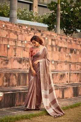 Rajyog by abhirupi silk Wonderful Daily wear Soft linen Silk with khadi Print sarees catalog at wholesale price sarees catalogs