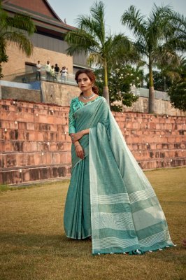 Rajyog by abhirupi silk Wonderful Daily wear Soft linen Silk with khadi Print sarees catalog at wholesale price sarees catalogs