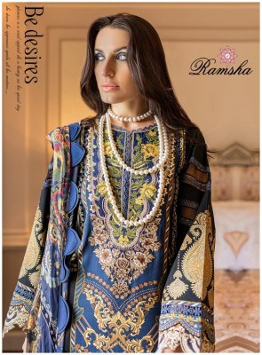 Ramsha by Farasha heavy lawn cotton printed Karachi suit catalogue at amaviexpo Karachi suits catalogs