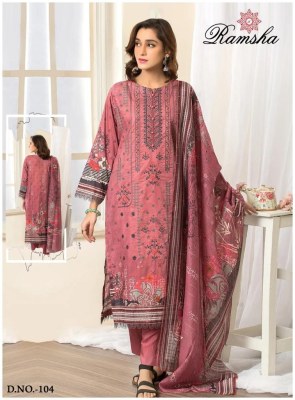 Ramsha by Farasha heavy lawn cotton printed Karachi suit catalogue at amaviexpo Karachi suits catalogs