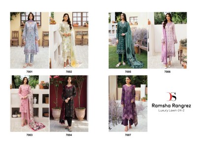 Ramsha rungrez 24-2 by deepsy suits pure cotton dress material catalogue at affordable rate salwar kameez catalogs