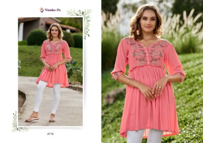 Rang Mahal vol 3 by Vamika NX minimalistic styles fancy western top collection  western wear catalogs