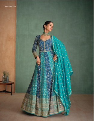 Rang by Sayuri designer exclusive embroidered designer long gown collection gown catalogs