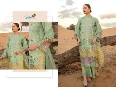 Rang rasiya nx vol 03 by saniya Trendz cotton chikankari Pakistani suit catalogue at affordable  pakistani suit catalogs