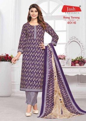 Rang tarang vol 4 by jash Pure cotton printed fancy readymade suit catalogue at low rate readymade suit catalogs
