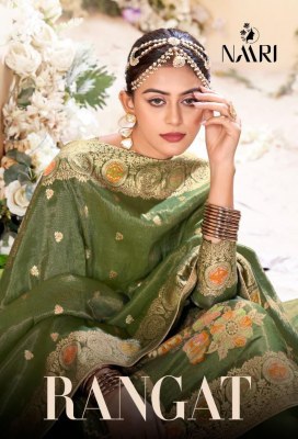 Rangat by Naari pure jequared unstitched dress material only on amavi expo Naari