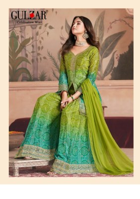 Rangeela by Gulzar Exclusive Bandhani digital Printed fancy sharara suit collection fancy sharara suit Catalogs