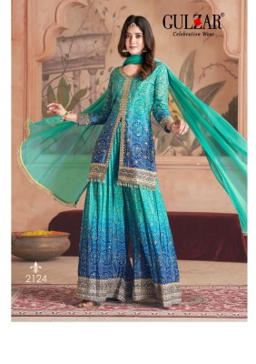 Rangeela by Gulzar Exclusive Bandhani digital Printed fancy sharara suit collection fancy sharara suit Catalogs