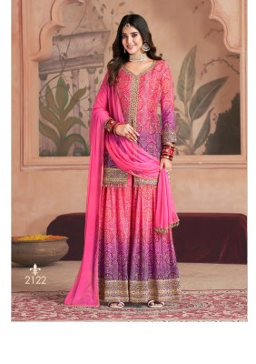 Rangeela by Gulzar Exclusive Bandhani digital Printed fancy sharara suit collection fancy sharara suit Catalogs