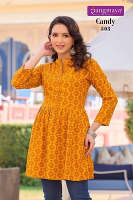 Rangmaya Candy Vol 5 Rayon Printed Short Top Collection  western wear catalogs