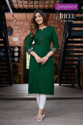 Rangmaya Jheel Vol 2 Rayon Designer wear  Kurti catalogue wholesaler  kurtis catalogs