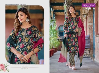 Rangmaya Surbhi Kurti with Pant with dupatta set catalogue wholesaler  kurtis catalogs