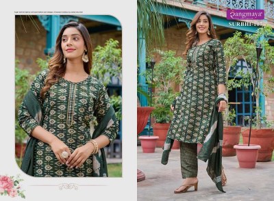 Rangmaya Surbhi Kurti with Pant with dupatta set catalogue wholesaler  kurtis catalogs