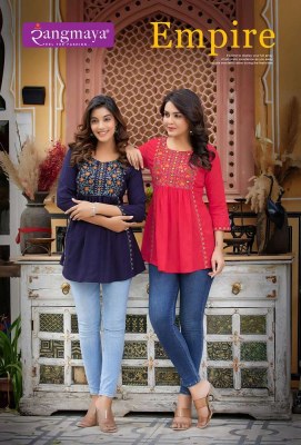 Rangmaya presents Empire wester Short Tops collection  Rangmaya