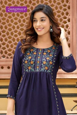 Rangmaya presents Empire wester Short Tops collection  kurtis catalogs