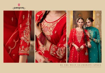 Rangoon Chandani Silk Suit Set Hand Mirror Work Top with Cotton Mal Inner Silk Bottom And Chanderi Dupatta with Latkan Wholesale kurti pant with dupatta Catalogs