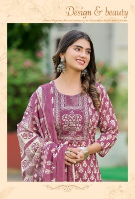 Rangrez by Rangmaya Cotton printed fancy kurti pant and dupatta catalogue at low rate  readymade suit catalogs