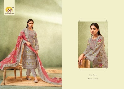 Rashi prints by Naysa vol 22 pure cambric cotton with print and embroidered neck unstitched suit material at catalogue salwar kameez catalogs