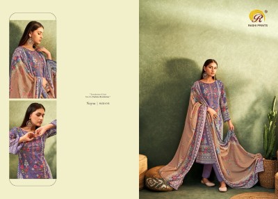 Rashi prints by Naysa vol 22 pure cambric cotton with print and embroidered neck unstitched suit material at catalogue salwar kameez catalogs