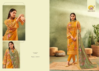 Rashi prints by Naysa vol 22 pure cambric cotton with print and embroidered neck unstitched suit material at catalogue salwar kameez catalogs