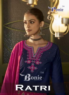 Ratri by Bonie Thread work choli with fancy lehenga and dupatta catalogue at affordable rate 