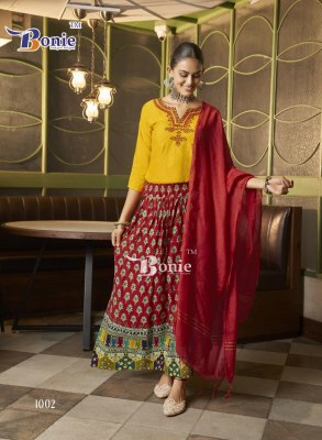 Ratri by Bonie Thread work choli with fancy lehenga and dupatta catalogue at affordable rate lehenga choli catalogs