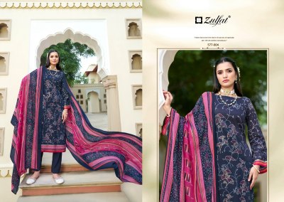 Razia by Zulfat pure cotton exclusive designer foil printed dress material catalogue at amaviexpo salwar kameez catalogs