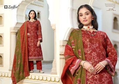 Razia by Zulfat pure cotton exclusive designer foil printed dress material catalogue at amaviexpo salwar kameez catalogs