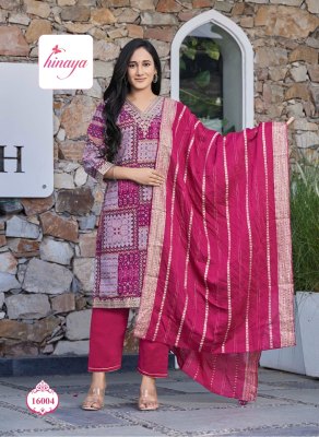 Resham 16 by hinaya designer modal prints kurti pant with dupatta catalogue at affordable rate kurti pant with dupatta Catalogs