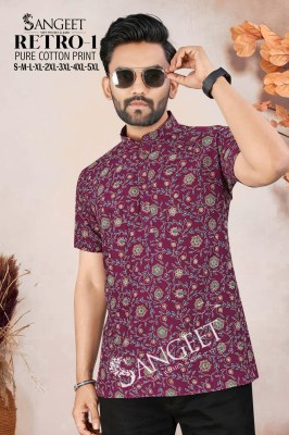 Retro 1 presented Mumbai Cotton Printed Pure Soft cotton Shirt catalogue at affordable rate mens shirts