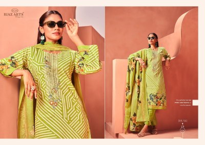 Riaz Arts by Dhunki pure cambric lawn Karachi dress material catalogue at low rate  salwar kameez catalogs