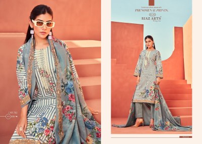 Riaz Arts by Dhunki pure cambric lawn Karachi dress material catalogue at low rate  salwar kameez catalogs