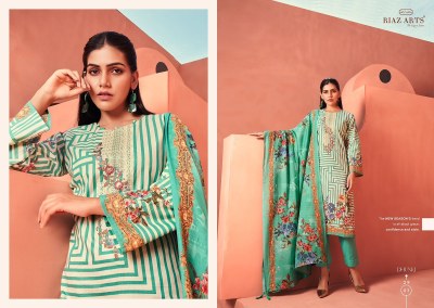 Riaz Arts by Dhunki pure cambric lawn Karachi dress material catalogue at low rate  salwar kameez catalogs