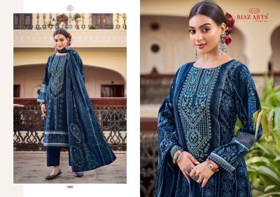 Riaz Musafir Vol 29 Premium Cotton Suit Pure Cotton Digital Print Top with Heavy Self Embroidery Mal Mal Cotton Printed Dupatta  Cotton Bottom Wholesa kurtis catalogs
