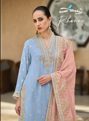 Rihana by Your choice designer embroidered readymade suit catalogue at low rate Your choice