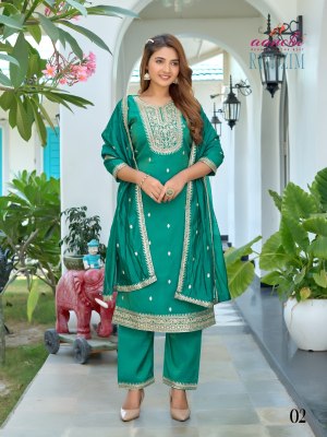 Rim Zim by Aanchi Roman Simmer Embroidered Fancy Top Bottom with dupatta collection at affordable rate readymade suit catalogs