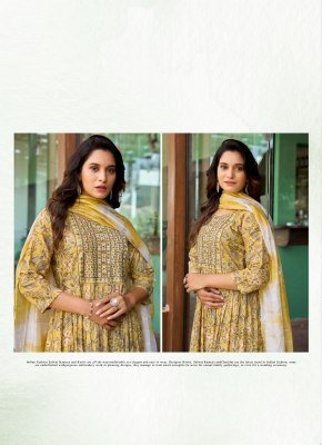 Rithika by Poonam Heavy capsule foil printed flared readymade suit catalogue at affordable rate  readymade suit catalogs