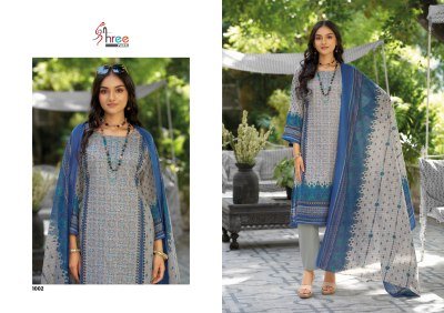 Riwayat Lawn Emb Collection 2025 Pure Lawn Cotton Top And Semi Lawn Bottom with Mal Mal Cotton Dupatta readymade suit catalogs