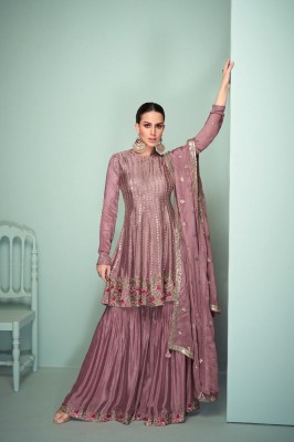 Riwayat by Gulkayra designer free size embroidered fancy sharara suit catalogue at amaviexpo fancy sharara suit Catalogs