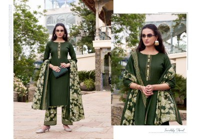 Romani Patiala House Premium Soft Cotton Unstitched Suit with Self Embroidery And Swarovski Work Wholesale dress material catalogs
