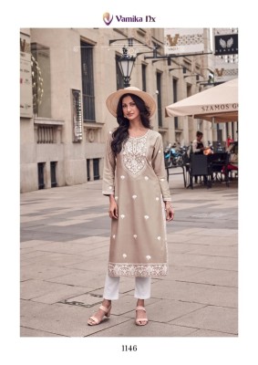Rooh vol 8 by Vamika Pure reyon lakhnawi stitch readymade suit catalogue at affordable rate readymade suit catalogs
