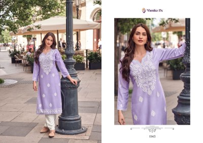 Rooh vol 8 by Vamika nx Pure reyon Lakhnavi Stitch Kurti catalogue at affordable rate kurtis catalogs