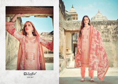 Rozeen by Zulfat Pure Cotton Designer unstitched dress material catalogue at low rate salwar kameez catalogs