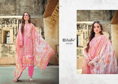 Rozeen by Zulfat Pure Cotton Designer unstitched dress material catalogue at low rate salwar kameez catalogs