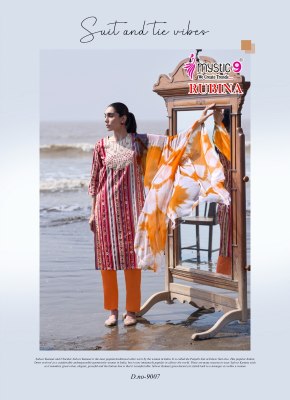 Rubina vol 9 by Mystic 9 Premium Quality reyon top bottom and dupatta catalogue at affordable rate readymade suit catalogs