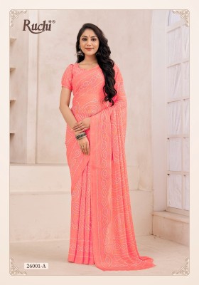 Ruchi by Star chiffon luanching a printed chiffon saree catalog at wholesale price sarees catalogs