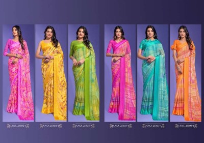 Ruchi cheery vol 35 Soft Chiffon printed saree catalogue wholesale price in India  sarees catalogs