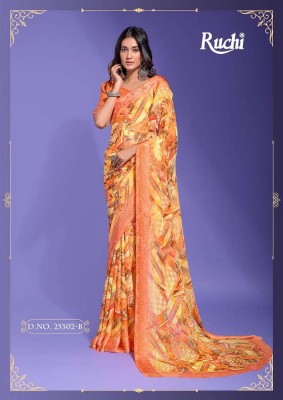 Ruchi cheery vol 35 Soft Chiffon printed saree catalogue wholesale price in India  sarees catalogs